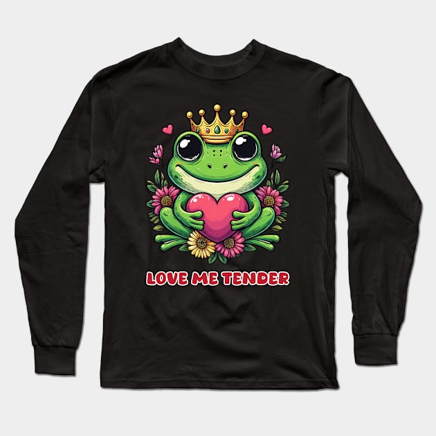 Frog Prince 46 Long Sleeve T-Shirt by Houerd